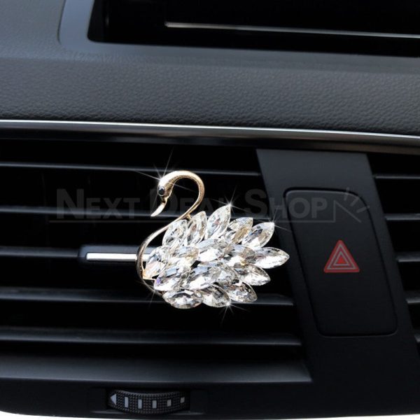 2 Pcs - Rhinestone Swan Car Air Freshener - Image 3