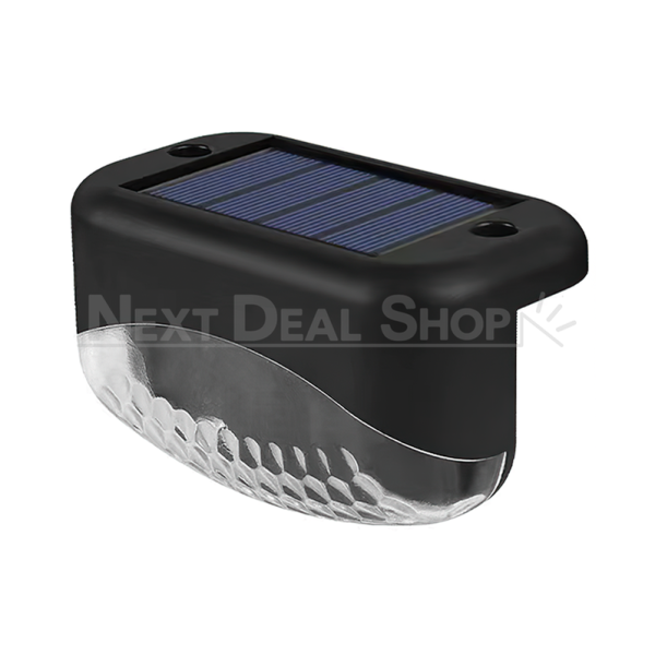 4 Pcs - Solar Powered Sunbeam Pattern Stair Light - Image 14