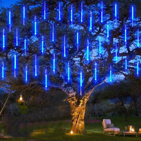 Blue Meteor Shower LED Rain Light