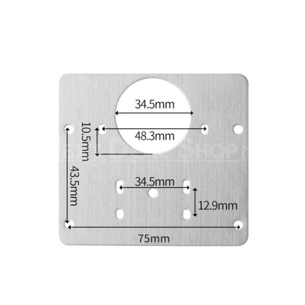 Easy Hinge Repair Kit (1 Stainless Steel Plate + Screws) - Image 4