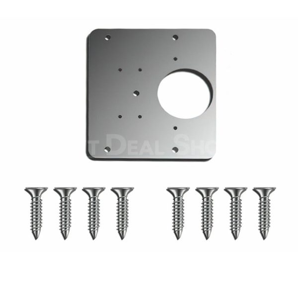 Easy Hinge Repair Kit (1 Stainless Steel Plate + Screws) - Image 6