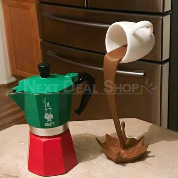 Floating Spilling Coffee Cup Decoration