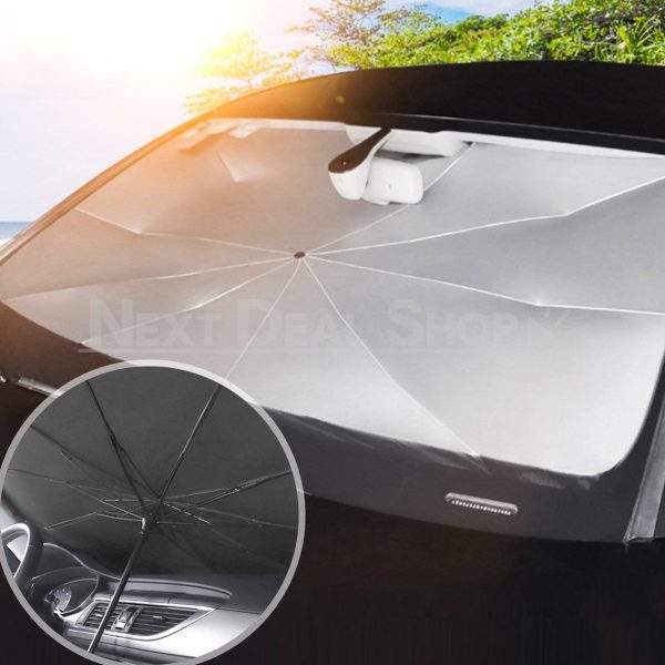 Foldable Windshield Sun Shade Umbrella - Image 6