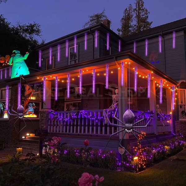 Purple Meteor Shower LED Rain Light - Image 4