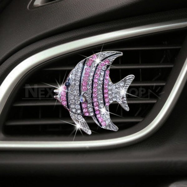 Rhinestone Fish Car Air Freshener