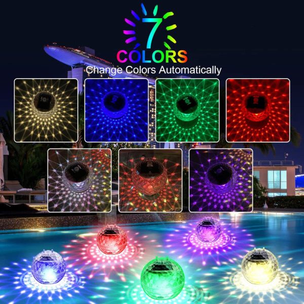 Solar Powered Color Changing Floating Light - Image 2