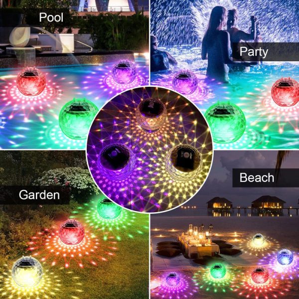 Solar Powered Color Changing Floating Light - Image 3