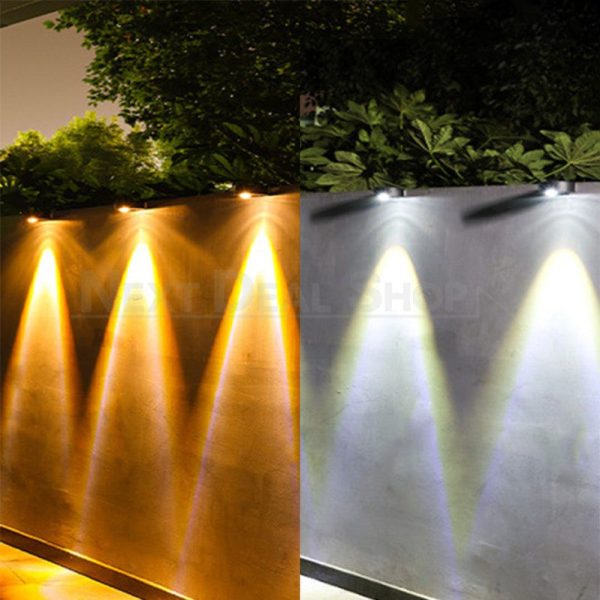 Solar Powered LED Outdoor Wall Lamp - Image 2