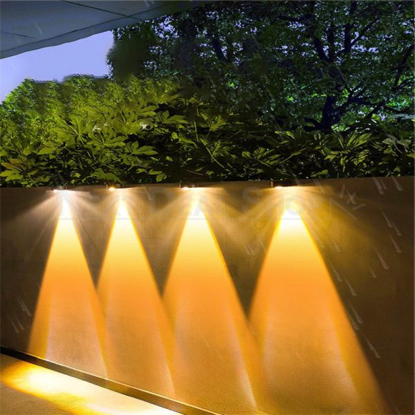 Solar Powered LED Outdoor Wall Lamp - Image 3